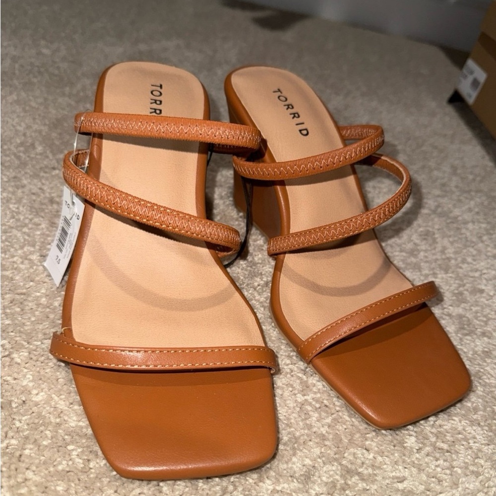 Torrid Women's Tan Strappy Sandals